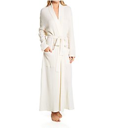 Arlotta Cashmere Long Baby Cable Texture Wrap Robe 2020