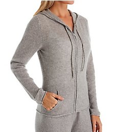 Arlotta Cashmere Classic Front Zipper Jacket With Hoodie 3220