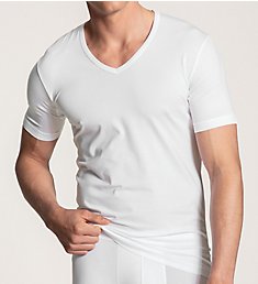 Calida Focus Basic Business V-Neck Shirt 14086