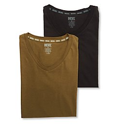 Diesel UMTEE Michael Tube V-Neck T-Shirt - 2 Pack A05428