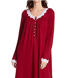 Eileen West Short Long Sleeve Nightgown 5325006