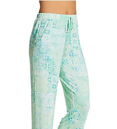 Ellen Tracy Green Medallion Cropped Pant 8623097