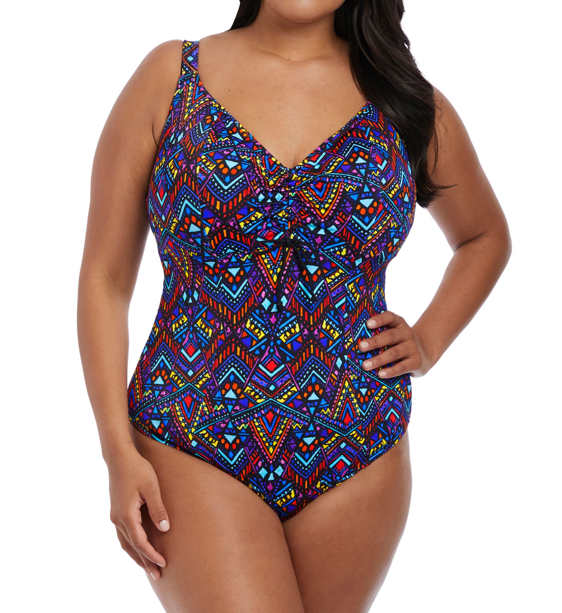 Elomi Aztec Wire Free One Piece Swimsuit ES7120