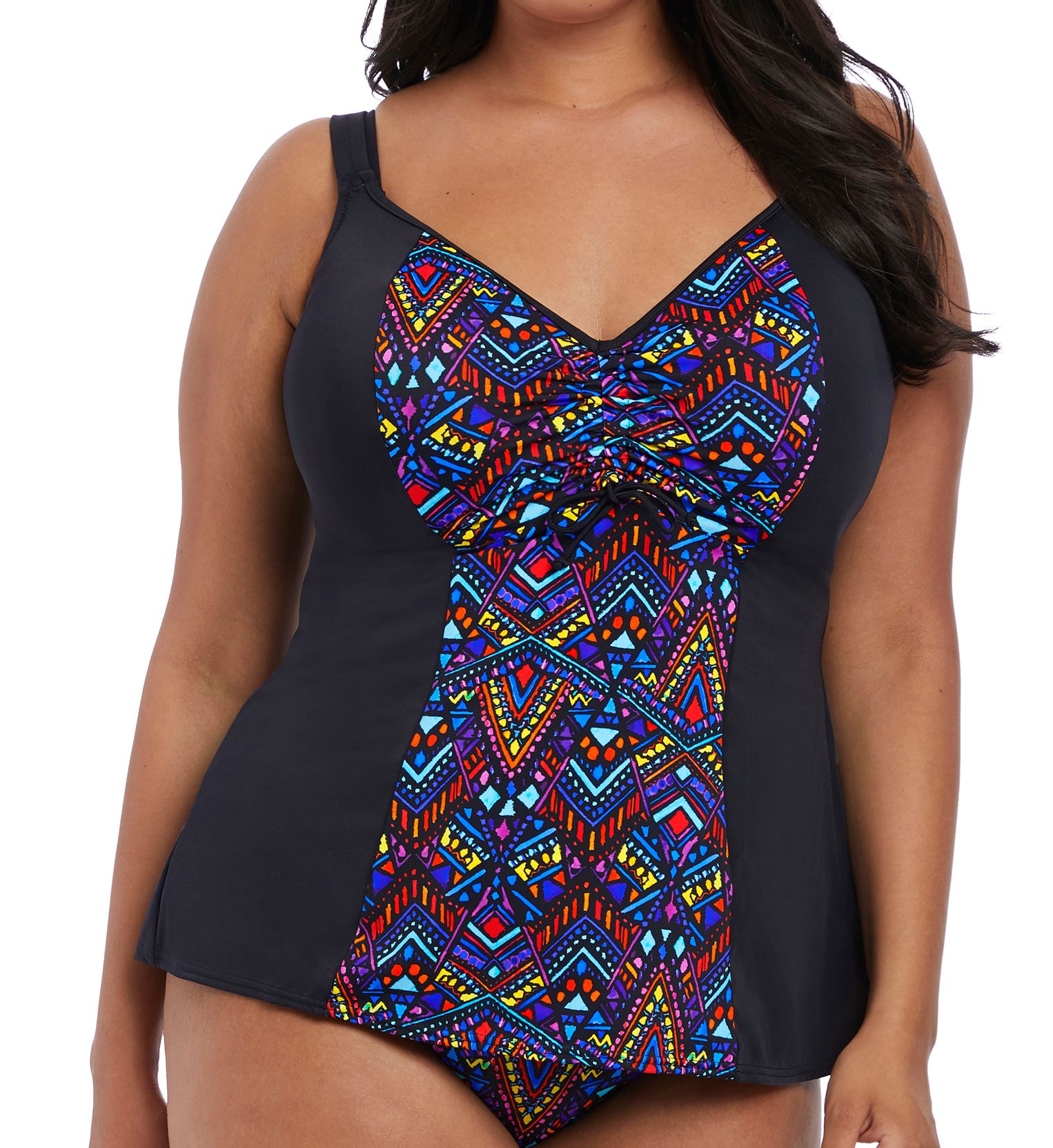 Elomi Aztec Wire Free Tankini Swim Top ES7121