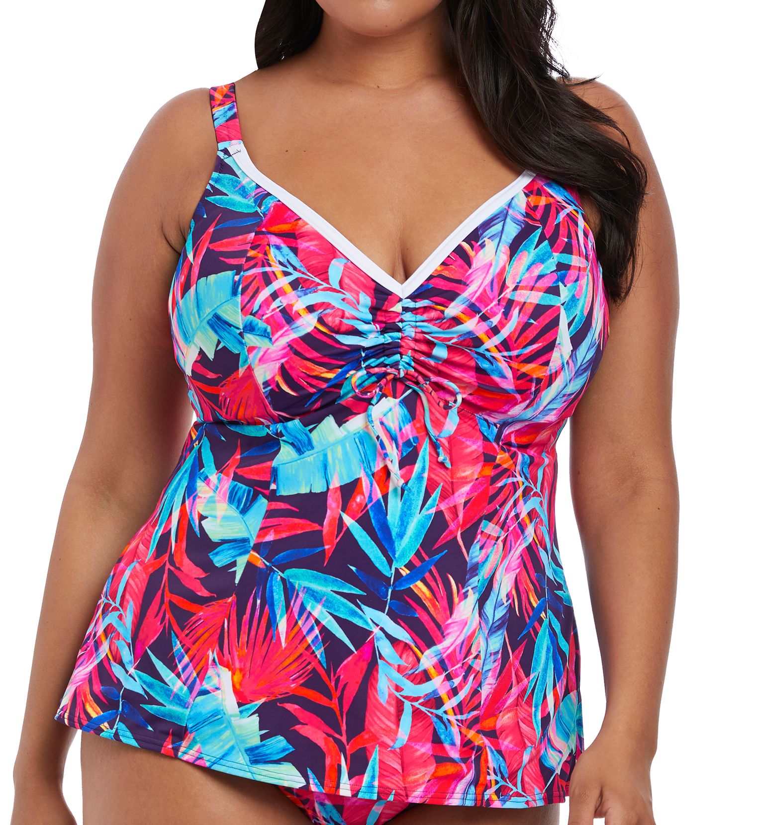 Elomi Paradise Palm Wire Free Tankini Swim Top ES7141