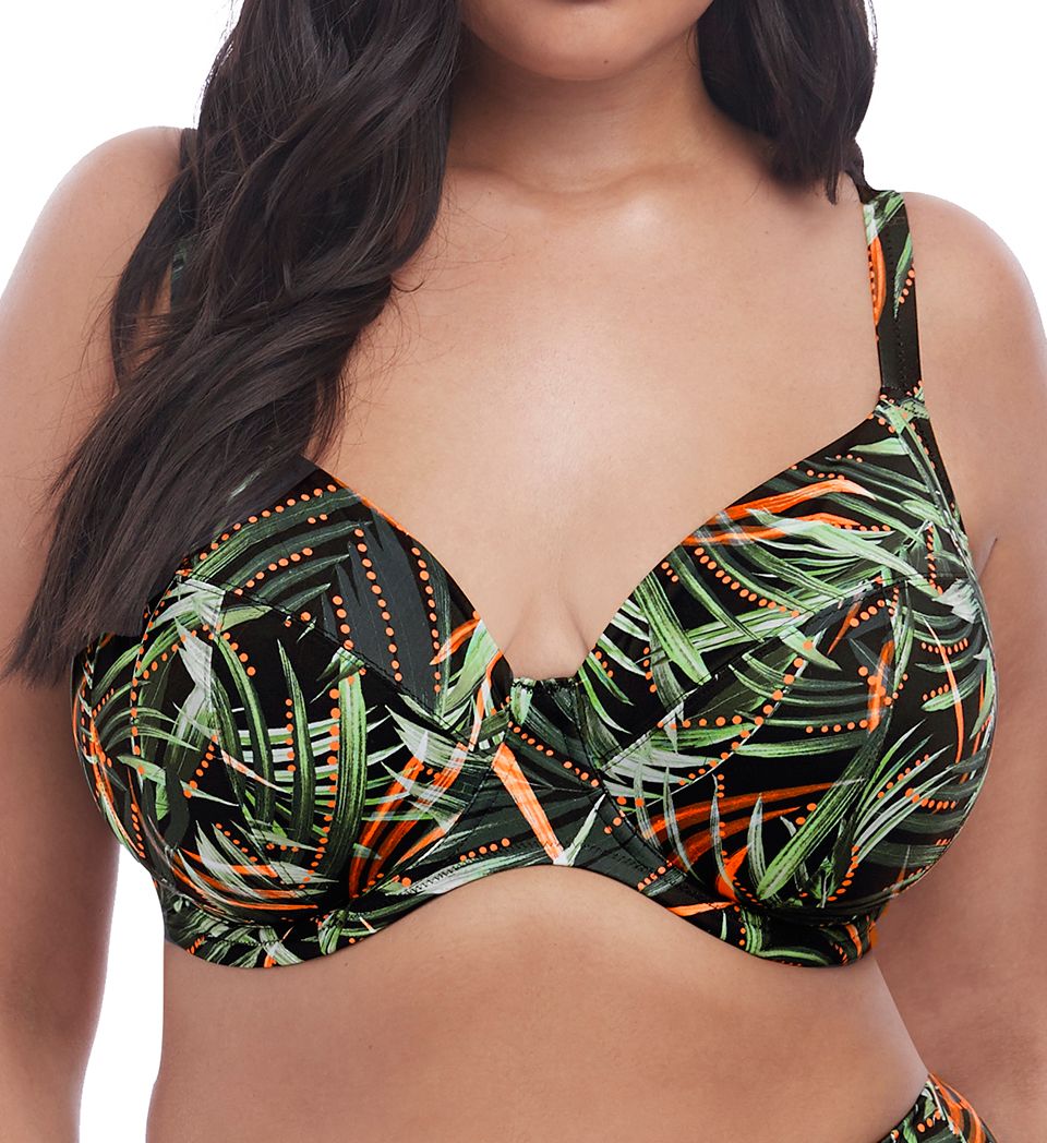 Elomi Amazonia Underwire Plunge Bikini Swim Top ES7162