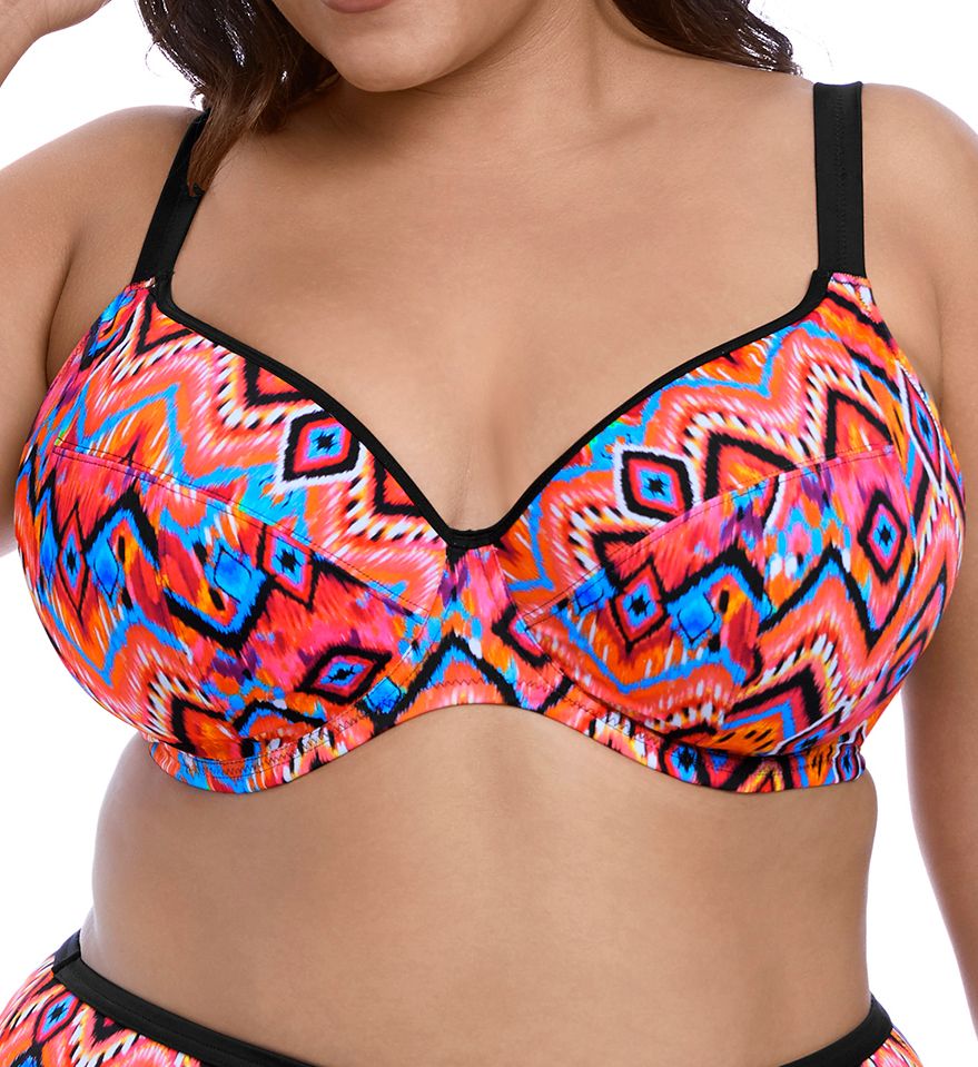 Elomi Tribe Vibe Underwire Plunge Multiway Swim Top ES7572