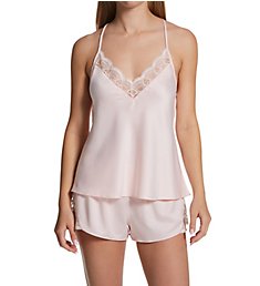 Flora Nikrooz Kit Matte Charmeuse Camisole Set with Lace T90483