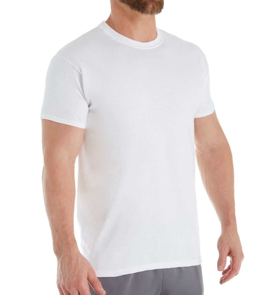 hanes slim fit crew neck