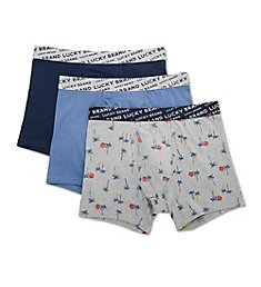 Lucky Cotton Stretch Boxer Briefs - 3 Pack 211VB07