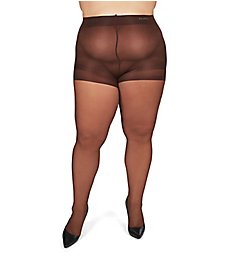 MeMoi All Day Plus Size Sheer Control Top Pantyhose MM-2207