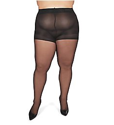 MeMoi All Day Plus Size Sheer Control Top Pantyhose MM-2207