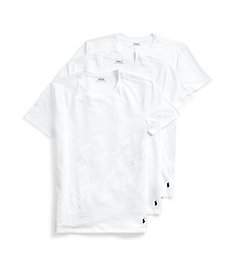 Polo Ralph Lauren Tall Man Classic Fit Cotton Crew T-Shirts - 3 Pack NTCNP3