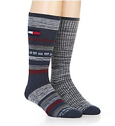 Tommy Hilfiger Stripe Cushion Boot Sock - 2 Pack 213CC01
